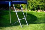 Trampoline - 404 cm - met net & ladder - tot 150 kg, Ophalen of Verzenden, Nieuw
