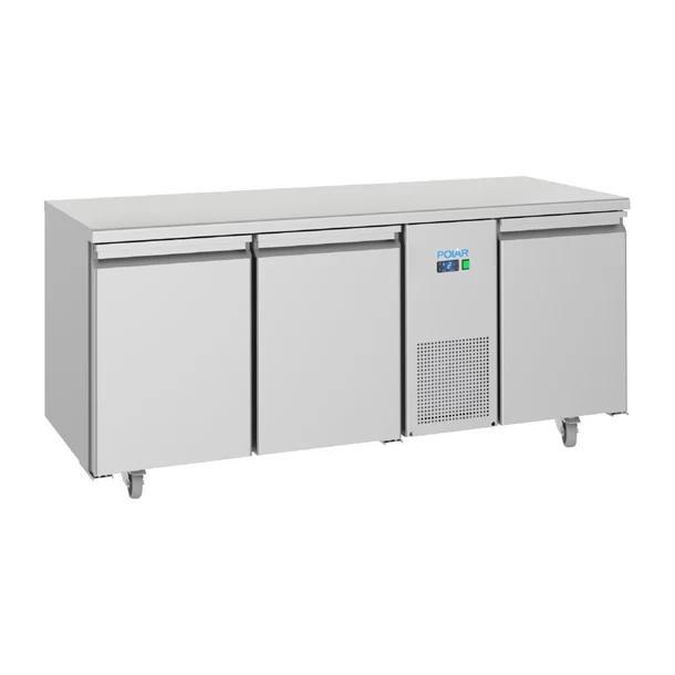 U-Serie RVS 3-Deurs Vrieswerkbank 474L 85(h) x 178,5(b) x..., Zakelijke goederen, Horeca | Keukenapparatuur, Verzenden