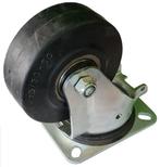 Rubberen Zwenkwiel 125 Mm - 250 KG - Transport Wiel - Indust, Doe-het-zelf en Verbouw, Zwenkwielen, Ophalen of Verzenden, Nieuw