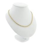 Gouden ankerschakel ketting, Sieraden, Tassen en Uiterlijk, Ophalen of Verzenden, Gebruikt, Overige kleuren, Goud