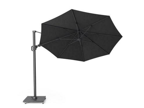 platinum zweefparasol Challenger T² premium ø3,5 faded black, Tuin en Terras, Parasols, Zweefparasol, Nieuw, 3 tot 4 meter, Kantelbaar