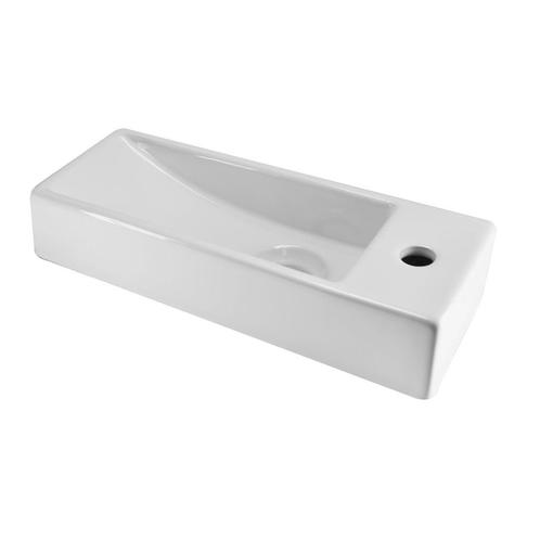 Fontein Wiesbaden Trim Mini 38x14x8 cm Rechts, Doe-het-zelf en Verbouw, Sanitair, Overige typen, Nieuw, Ophalen of Verzenden