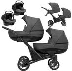 Kunert Booster Black Graphite Tandem Duowagen incl. 2, Kinderen en Baby's, Tweelingen en Meerlingen, Verzenden, Nieuw