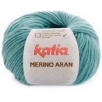 Katia Merino Aran - 86 waterblauw - Merinogaren, Hobby en Vrije tijd, Breien en Haken, Ophalen of Verzenden, Nieuw