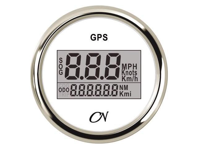 CN GPS Snelheidsmeter wit/zwart - 52 mm, Watersport en Boten, Bootonderdelen, Ophalen of Verzenden