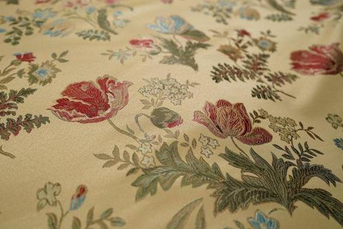 Goudkleurige Stof voor Bekleding met Klassieke, Antiek en Kunst, Antiek | Kleden en Textiel