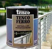 Tenco Ferro Metaallak - 750ml - Rood, Doe-het-zelf en Verbouw, Verf, Beits en Lak, Nieuw, Verzenden