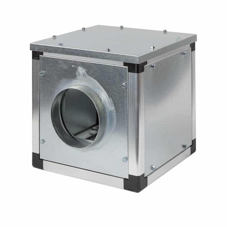S-Vent ventilatorbox dubbelwandig 400 in 400 uit 230v 5000m3, Doe-het-zelf en Verbouw, Ventilatie en Afzuiging, Ophalen of Verzenden