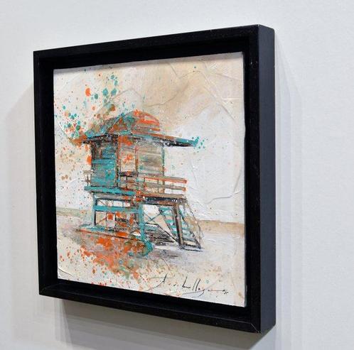 Fernando Arribillaga (1984) - Paseando por Long Beach, Antiek en Kunst, Kunst | Schilderijen | Modern