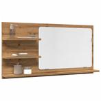 vidaXL Badkamerspiegelkast 90x11x45 cm bewerkt hout, Verzenden, Nieuw