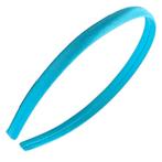 Fako Fashion® - Diadeem - Satijn - 10mm - Blauw, Sieraden, Tassen en Uiterlijk, Uiterlijk | Haarverzorging, Verzenden, Nieuw