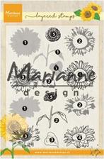 Clearstamp - Marianne Design - Layered - Sunflower - TC0865, Hobby en Vrije tijd, Nieuw