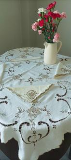 Zonder reservering - Prachtige theedoek met kostbare, Antiek en Kunst