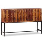 vidaXL Dressoir 120x30x80 cm massief sheeshamhout, Huis en Inrichting, Kasten | Dressoirs, 100 tot 150 cm, Verzenden, Nieuw, 25 tot 50 cm
