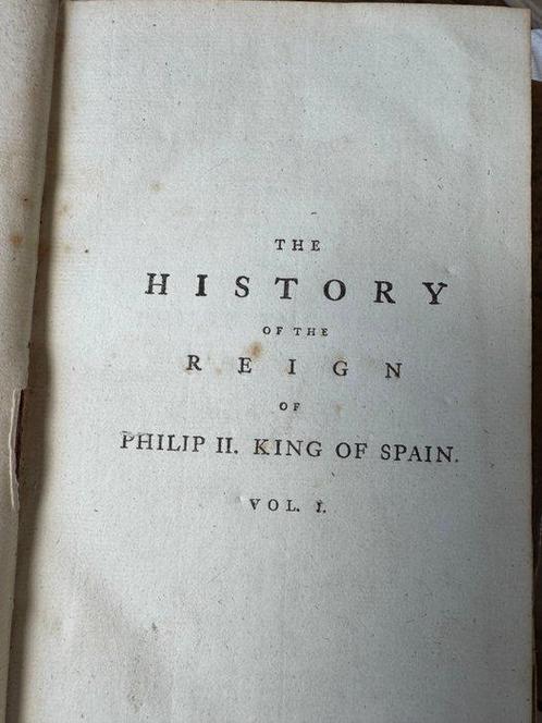 Robert Watson, LLD - The History of the Reign of Philip II,, Antiek en Kunst, Antiek | Boeken en Bijbels