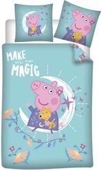 Peppa Pig kinderdekbedovertrek Make Your Own Magic - microve, Kinderen en Baby's, Kinderkamer | Beddengoed, Nieuw, Verzenden
