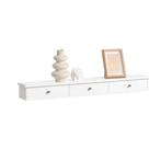 2dekans | SoBuy Wandplank Met 3 Lades – 91 x 15 x 10 cm –, Huis en Inrichting, Woonaccessoires | Overige, Ophalen of Verzenden