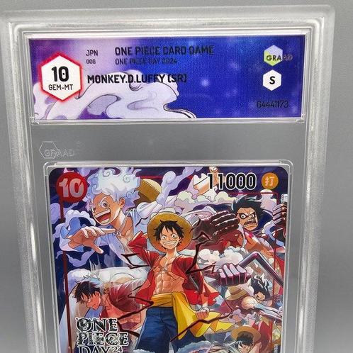 LUFFY {One Piece Day} ST10-006 SR Graded card - Graad 10, Hobby en Vrije tijd, Verzamelkaartspellen | Overige