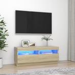 Tv-meubel met LED Sonoma Eiken - Tweedekansje - OP=OP, Huis en Inrichting, 100 tot 150 cm, Nieuw, Ophalen of Verzenden, Minder dan 100 cm