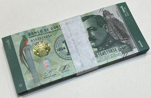 Guatemala. - 100 x 1 Quetzal - 15/11/2023 - Pick NEW (Zonder, Postzegels en Munten, Munten | Nederland