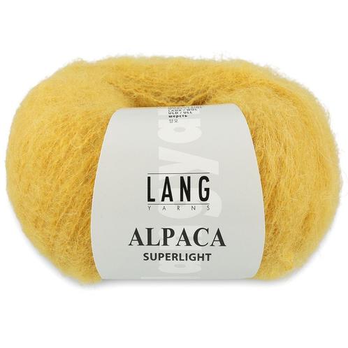 Lang Yarns Alpaca Superlight - 11 okergeel - Wol Garen, Hobby en Vrije tijd, Breien en Haken, Ophalen of Verzenden