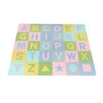 Speelmat alfabet/nummers 3 m²/ 30 tegels (30 x 30 x 1,2 cm)
