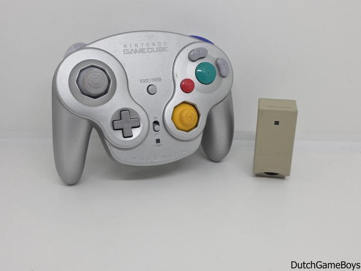 Nintendo Gamecube - Controller - Wavebird - Silver, Spelcomputers en Games, Spelcomputers | Nintendo GameCube, Gebruikt, Verzenden