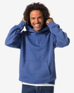 HEMA Herenhoodie Maarten oversized middenblauw, Verzenden, Nieuw