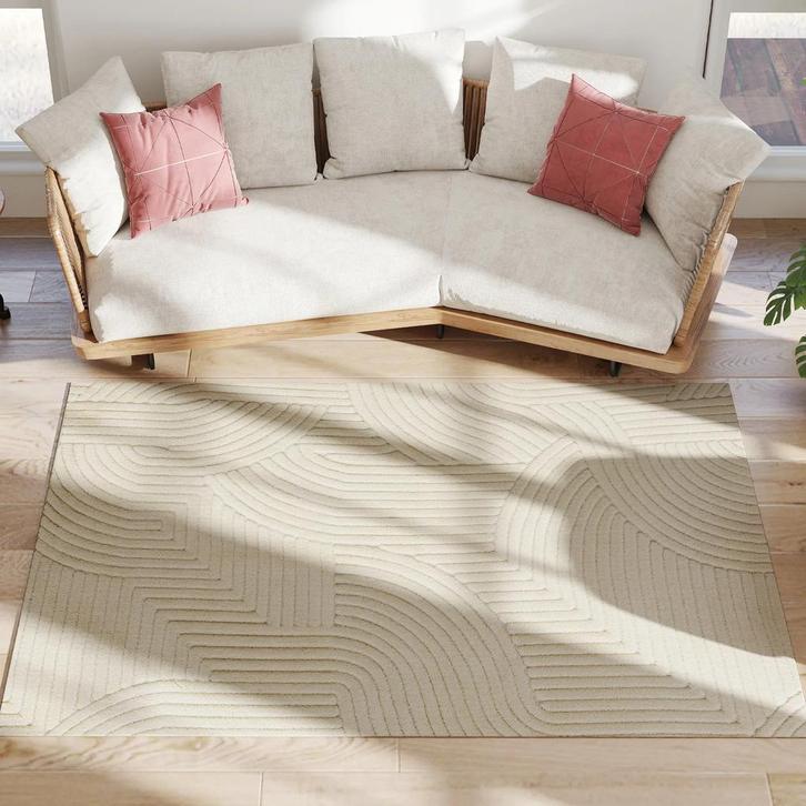 TRUUSK Machinaal Geweven Tapijt - 15 mm Hoog - Antislip - Ve, Huis en Inrichting, Stoffering | Tapijten en Kleden, Nieuw, Verzenden