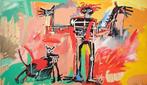 Jean-Michel Basquiat (1960-1988)(after) - Boy and Dog in a, Antiek en Kunst