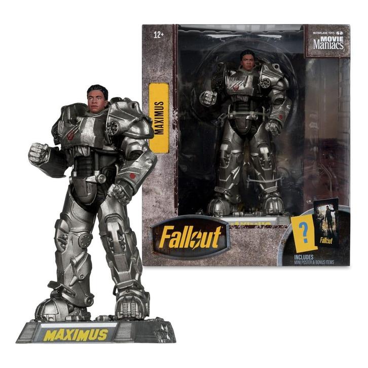 Fallout Movie Maniacs Action Figure Maximus (Season 2) 17 cm, Verzamelen, Film en Tv, Nieuw, Ophalen of Verzenden