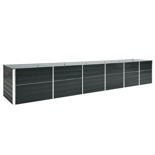 Grote Plantenbak Staal Antraciet | Tweedekansje | OP=OP, Tuin en Terras, Bloembakken en Plantenbakken, 60 cm of meer, 100 cm of meer