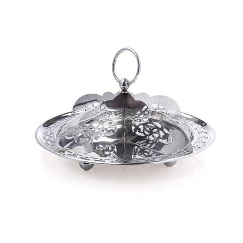 A vintage bon bon or sweetmeat dish - Schotel - Verzilverd, Antiek en Kunst, Antiek | Meubels | Tafels