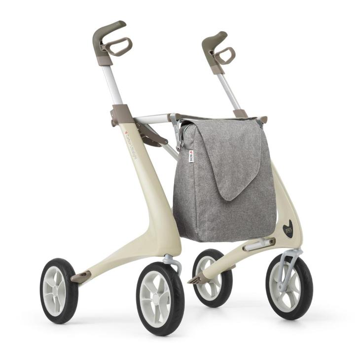 byACRE Carbon Ultralight Rollator met Weekendtas – Wit M, Diversen, Rollators, Nieuw, Ophalen of Verzenden