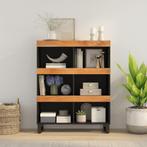 vidaXL Bijzetkast 85x33x107 cm massief acaciahout, Minder dan 45 cm, Verzenden, Nieuw, 70 cm of meer