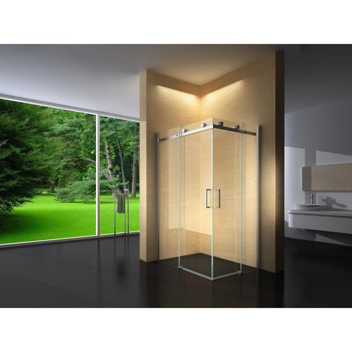 Douchecabine 120X100 Vierkant Vivo- Helder Glas - Rechts, Doe-het-zelf en Verbouw, Sanitair, Nieuw, Ophalen of Verzenden