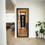 Stalen Binnendeur - 4 Vlaks - Moderne look - Met slot, Doe-het-zelf en Verbouw, Deuren en Horren, Minder dan 80 cm, Binnendeur