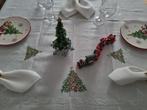 Tovaglia natalizia puro lino - Tafelkleed  - 270 cm - 175 cm, Antiek en Kunst