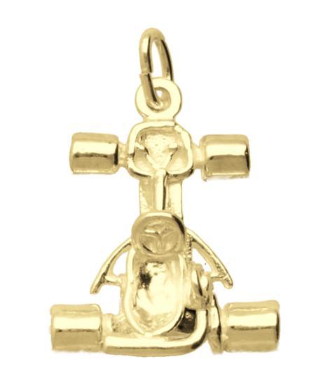 Gouden Kartauto ketting hanger, Sieraden, Tassen en Uiterlijk, Kettinghangers, Verzenden