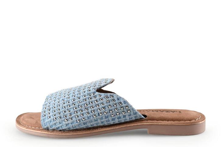 Lazamani slippers in maat 39 Blauw | 15% korting, Kleding | Dames, Schoenen, Blauw, Zo goed als nieuw, Slippers, Verzenden
