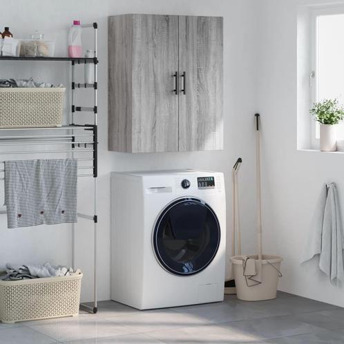 vidaXL Hangkast 69,5x34x90 cm grijs sonoma eikenkleurig, Huis en Inrichting, Kasten | Buffetkasten, 25 tot 50 cm, Nieuw, Overige houtsoorten