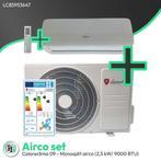 Caloreclima Monosplit airco wandmodel (2,5 kW / 9000 BTU), Nieuw, 3 snelheden of meer, Ophalen of Verzenden, Afstandsbediening
