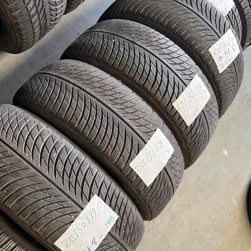 4 x Michelin 235-50-19 Winterbanden 8mm beschikbaar voor biedingen