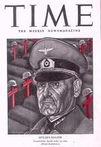 Cover Time Magazine1942 met Franz Halder (lijst optie), Verzamelen, Verzenden, Foto of Poster