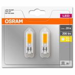 2 stuks Osram LED G9 2W 200lm 2700K Ø1.35x5cm Niet-Dimbaar, Ophalen of Verzenden, Nieuw