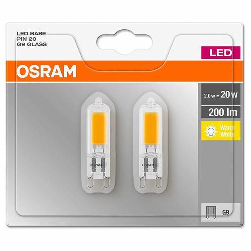 2 stuks Osram LED G9 2W 200lm 2700K Ø1.35x5cm Niet-Dimbaar, Huis en Inrichting, Lampen | Overige, Nieuw, Ophalen of Verzenden
