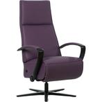 Leren relaxfauteuil Idol - Toledo Aubergine (paars) - Small, Huis en Inrichting, Fauteuils, Nieuw, Ophalen of Verzenden, 50 tot 75 cm