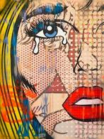 Dillon Boy (1979) - DBoy Crying Graffiti Girl Street Art