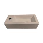 Fontein Best Design Morrano 37x18x9 cm Links Mat Khaki, Ophalen of Verzenden, Nieuw, Overige typen