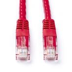 Netwerkkabel | Cat6 U/UTP | 7.5 meter (Rood), Computers en Software, Pc- en Netwerkkabels, Verzenden, Nieuw